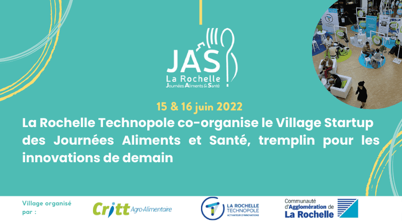 Technopole Atlas co-organise le Village Start-up des Journées Aliments et Santé, tremplin pour les innovations de demain