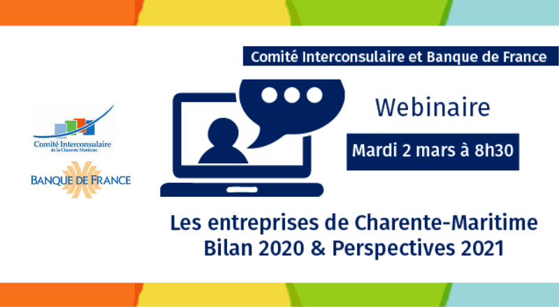 Webinaire | Les entreprises de Charente-Maritime : bilan 2020 & Perspectives 2021 !
