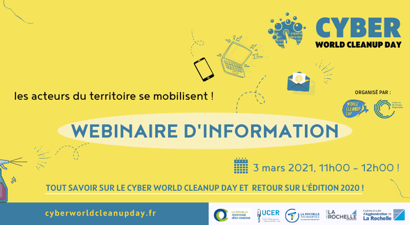 Webinaire | Ensemble, relevons le défi d'un Cyber World CleanUp Days réussi !